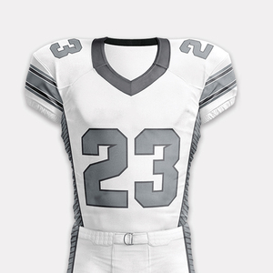 2025 nouveauté tissu doux uniforme de Football américain en gros sur mesure uniforme de Football américain pour l'équipe porter - Product Image 4