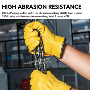 Guantes de trabajo de seguridad resistentes de calidad superior Guantes de mano de protección industrial - Product Image 3