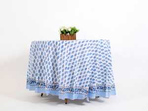 Indian Block Print Cotton Tablecloth Floral <b>Table</b> <b>Cloth</b> for Dinning <b>Table</b> Beautiful Printed Dinner <b>Table</b> Decor Factory Price - Product Image 2