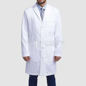 Vente flash, meilleure qualité, uniformes médicaux unisexes pour hôpital et laboratoire, blouse de médecin, blouse de laboratoire blanche unisexe avec des matériaux de haute qualité - Product Image 3