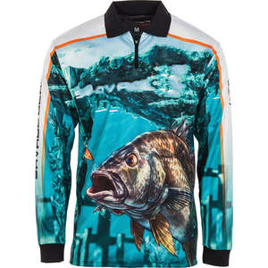 Polos de pêche personnalisés avec protection UV et sublimation pour hommes - Product Image 1