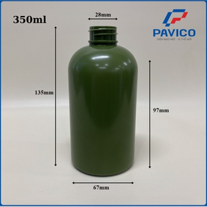 Odm OEM giá tốt nhất chai dầu gội đầu 350ml Pet nhựa mỹ phẩm bao bì cho dầu gội điều hòa Gel tắm Lotion rửa tay chai - Product Image 6
