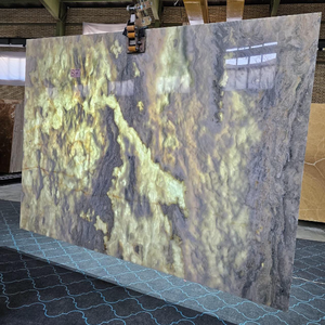 Dalles de marbre onyx rétroéclairées multicolores pour salle de bain et cuisine - Product Image 2