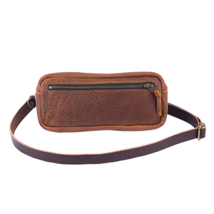 Sac de taille en cuir véritable de luxe, design floral vintage, forme de boîte, élégant, bandoulière, poitrine, portable, fermeture éclair, panneau, usage quotidien - Product Image 5