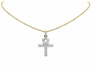 Bijoux Hip Hop Plaqué Or En Argent Sterling S925 Pendentif Croix Diamant Moissanite pour Hommes et Femmes Personnalisé - Product Image 5