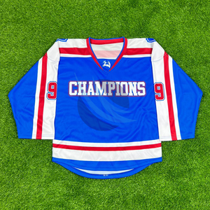 Nouveau style OEM personnalisé, maillots de hockey sur glace en polyester à sublimation personnalisée pour joueurs professionnels, séchage rapide, respirant, unisexe, personnalisé - Product Image 1