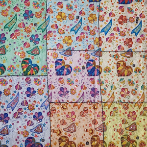 Tissu en mousseline de Chinon haute performance, drapé doux, imprimé, pour robes et tuniques, avec des caractéristiques exceptionnelles - Product Image 1