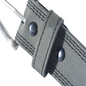 Ceintures en cuir de haute qualité personnalisées pour hommes Prix de gros Nouvelle conception Ceinture en cuir pour hommes Fabriquée au Pakistan - Product Image 4