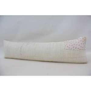 Beige bordado Kantha Toile lana almohada lujo Vintage Floral corazón tejido Navidad caramelo planta hojas Floral corazón Navidad - Product Image 4