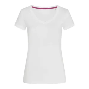Camiseta Personalizada Megan con Cuello en V para Merchandising Promocional - Product Image 2