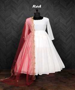 Cosido Eid especial modesto blusas camisas mujeres césped traje paquistaní - Product Image 2