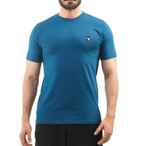 T-shirt Personnalisé Homme en Gros 100% Coton Manches Courtes Respirant pour Sport, Course, Fitness, Gym avec Logo et Couleurs Personnalisables - Product Image 3