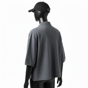 <b>Women</b> High Quality <b>Polo</b> <b>Shirt</b> GSM Polyester Pique Lightweight Breathable Grey Solid Custom Logo Wear Cotton <b>Women</b> <b>Polo</b> <b>Shirts</b> - Product Image 5