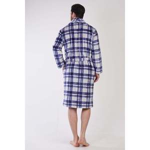 ERKEK SOFT SAL YAKA UZUN KOL CEPLI SABAHLIK - INDIGO - INDIGO - Product Image 5