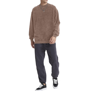 Sweats à capuche pour homme 100% coton mélangé pull à capuche haute qualité basiques blanc surdimensionné sweat à capuche thermique Logo personnalisé sweats - Product Image 6