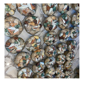 Artistic Seashell Bag Themed Bowl Using Polished Seashell Material For Room Decoration Produced In Vietnam - Product Image 6