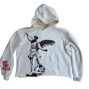 Sudaderas con capucha transpirables de secado rápido con estampado personalizado y forro polar de algodón 100% pesado para hombre, sudaderas altas con diseño de bolsillo - Product Image 1