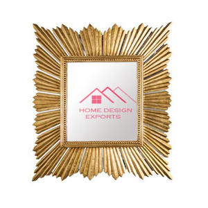 Espejo de pared de Metal moderno de lujo de diseño Premium elegante para decoración de Hotel en casa uso espejo de pared de Metal moderno de calidad más vendida - Product Image 3