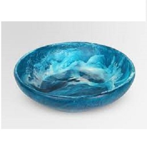 Bol de service à salade en résine Bol de nourriture en résine pour la décoration de la maison - Product Image 1