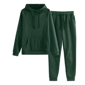 Conjunto Deportivo Unisex de Invierno, Cálido, Estampado Sólido, Informal, de Forro Polar, Sudadera con Capucha, Impermeable, Transpirable, de Punto - Product Image 3