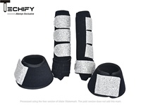 Protège-tendons et protège-pattes en néoprène pour chevaux – Ensemble personnalisable (taille, couleur, logo) – Confortables et durables pour l'équitation