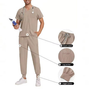 Uniforme Médico Personalizado con su Logotipo y Diseño, Pantalones de Enfermería Modernos para Hospital, Tela Suave, Unisex - Product Image 2
