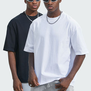 Respirant hommes O cou t-shirts surdimensionné goutte épaule t-shirts séchage rapide haute qualité hommes T-shirts - Product Image 5