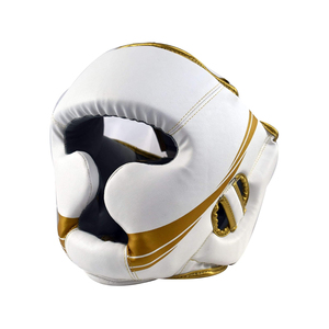 Profesional diseño personalizado cuero PU boxeo cabeza guardia Seguridad entrenamiento casco - Product Image 2