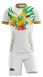 เสื้อฟุตบอลโพลีเอสเตอร์พิมพ์โลโก้ได้ตามต้องการ - Product Image 2