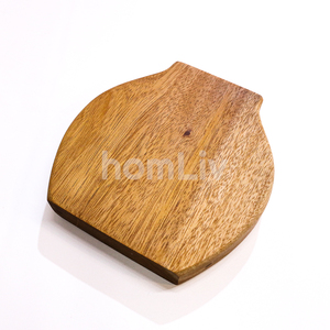 Maceta de Madera de Teca Natural, Florero Redondo de Madera, Contenedor de Plantas de Madera Sólida para Decoración del Hogar, Regalos Decorativos Hechos a Mano - Product Image 3