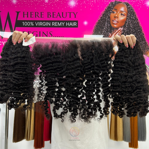 Envío Directo, cabello humano Remy alineado con cutícula virgen vietnamita sin procesar, máquina de cabello rizado birmano crudo, paquete de trama Doble - Product Image 6