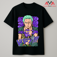 T-shirt graphique unisexe en coton |   Impression sur le thème des dessins animés d'aventure |   Fabricant de vêtements sur mesure OEM/ODM