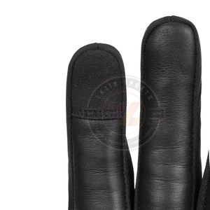 ถุงมือมอเตอร์ไซด์ขนาดพลัสไซส์ผ้าทอหนังแท้สีเงินสีเทาและสีดำสำหรับการขับขี่บนท้องถนนด้วยหน้าจอสัมผัส - Product Image 2