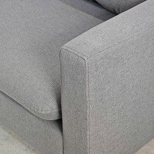 SFB68049 Two-Seater Loveseat <b>Sofa</b> 190x86cm with 10 Fabric-<b>Covered</b> Cushions Square Shape Extendable for Home Furniture - Product Image 6