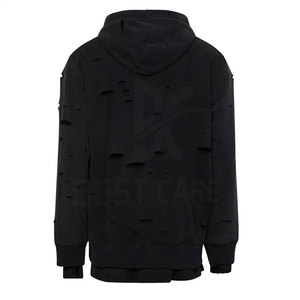 Nuevo Diseño, Venta Caliente, Precio Económico, Sudaderas Básicas para Hombre, Sudaderas con Efecto Desgastado al por Mayor, Material Duradero - Product Image 1