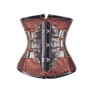 Fajas calidad maduro corsé Bustier cuero cintura delgada para mujeres corsé superior precio razonable logotipo personalizado OEM - Product Image 6