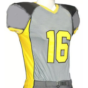 Ensemble d'uniformes de football unis à manches courtes pour hommes Hauts de football américain Maillot de football américain - Product Image 6