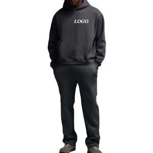 Comfortable Fit Relaxed Style <b>Long</b> Sleeve Top And <b>Matching</b> Pants For Casual Wear Trendy Men Soft Touch Fleece Tracksuit Set 2026 - Product Image 1