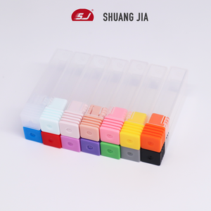 SHUANGJIA 1 pièce Support <span class=keywords><strong>vide</strong></span> coloré pour fraises à ongles 3/32\", Boîte <span class=keywords><strong>de</strong></span> rangement pour fraises, Conteneur en plastique transparent, Accessoires pour ongles - Product Image 3