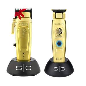 Nouveauté de la marque, style professionnel, ensemble de toilettage Saber Pro, tondeuses numériques sans balais Saber II et tondeuses Saber, livraison prête - Product Image 3