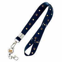 Lanière personnalisée avec mousqueton pivotant - Porte-badge personnalisé - Sangle de cou durable pour clés, bureau, école et événements - Cadeau