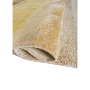 Alfombra Kavi Verde de Lana y Seda de Bambú Anudada a Mano, Colección Afterglow, Patrón Abstracto para Uso Doméstico, Modelo Eskm-06 (Cs-01) - Product Image 2