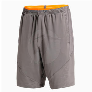 กางเกงวิ่งผู้ชายดีไซน์ล่าสุด ราคาขายส่ง รับผลิตแบรนด์ส่วนตัว เสื้อผ้าออกกำลังกาย ระบายอากาศได้ดี คุณภาพสูง สีพื้น เอวยางยืด - Product Image 1