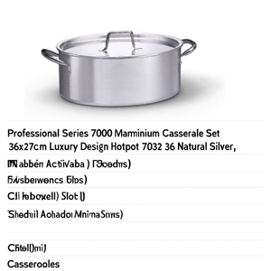 Casseruola Alluminio (36x27cm) PROFESSIONALE SERIE 7000 Silver naturale 7032 36 - Product Image 2