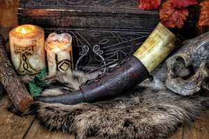 Tasse en corne rustique, verres écologiques naturels fabriqués à la main, tasse élégante et durable, parfaite pour le café, le thé, le whisky, spécial - Product Image 3