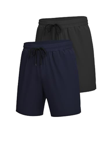 Custom 2 1 Lace Mesh Spandex Athletic Double-<b>Layer</b> Eco-Friendly Quick-Dry Breathable Men's Workout Gym Running Basketball Shorts - Product Image 3