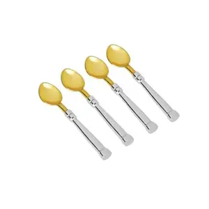 Ensemble de 4 couverts en acier inoxydable avec fini miroir Parfait pour la vaisselle à la maison et au restaurant - Product Image 2