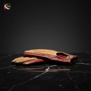 Premium Vintage Custom Color Leather Sheepskin <b>Gloves</b> for Adults Winter Warm Breathable Eco-Friendly <b>Touchscreen</b> Wrist-Length - Product Image 6