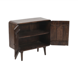 Franklin Modern Design Buffet 2 portes en bois de manguier foncé pour salon, salle à manger, cuisine, salle de bain, chambre à coucher, hôtel - Product Image 5
