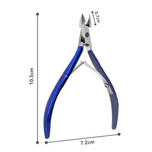 Coloré Nail Art Manucure Outil Ongle Incarné Mort Peau Remover Ciseaux Cuticule Nipper Bord Clipper pour Utilisation des Doigts - Product Image 6